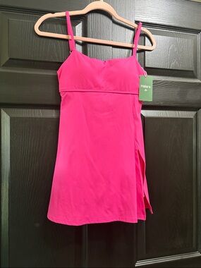 HALARA Pink Fitness Dress with Adjustable Straps